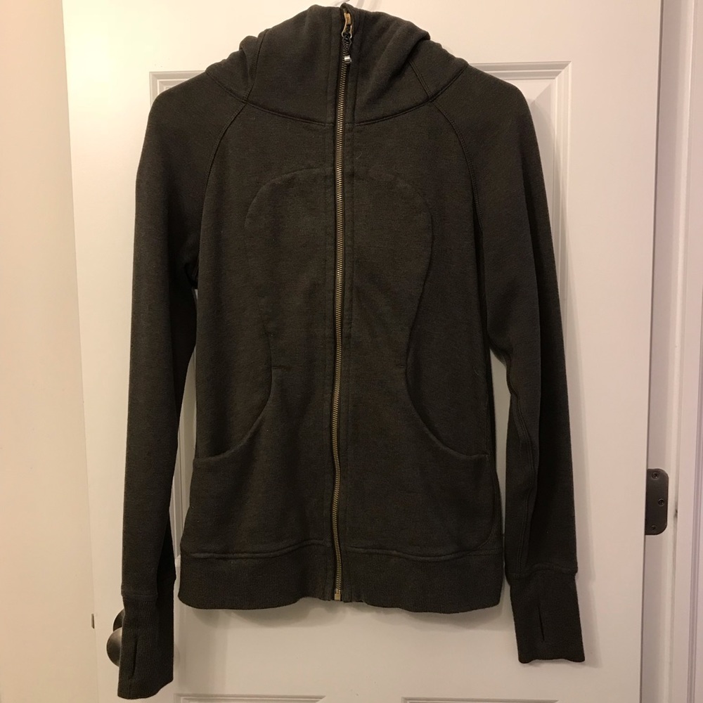 Lululemon Dark Olive Scuba Hoodie NWOT!!